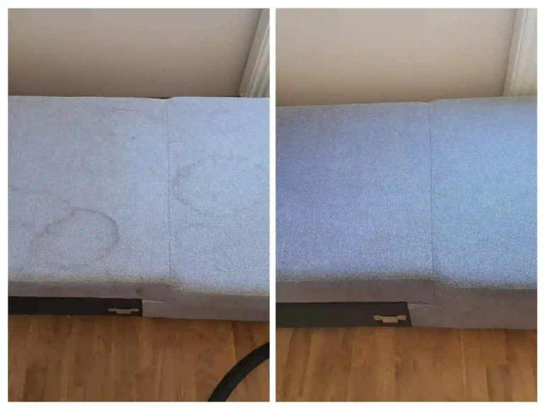 efekt czyszczenia kanapy