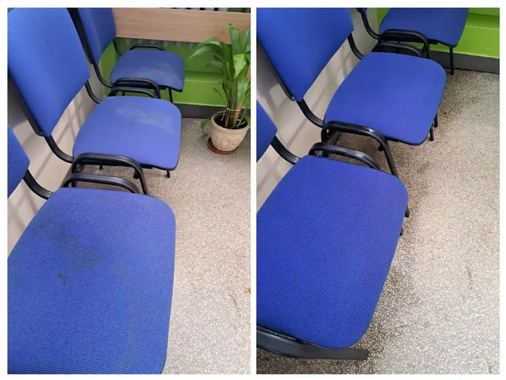 efekt czyszczenia krzeseł w szkole w poznaniu wynik