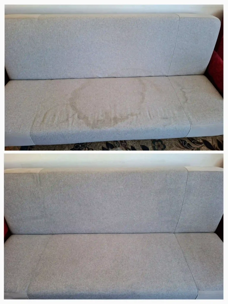 efekt czyszczenia sofy w poznaniu wynik