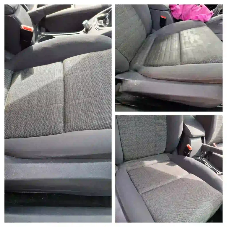 efekt prania fotela samochodowego wynik